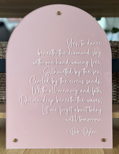 Custom Quote Arch