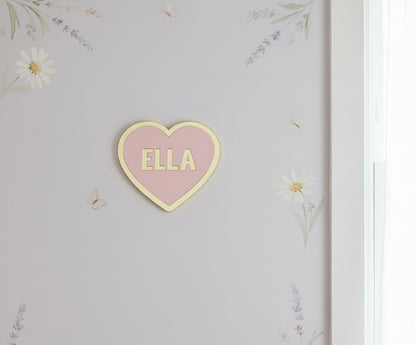 Love Heart Name Design