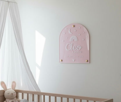Whimsical Birth Celebration Arch