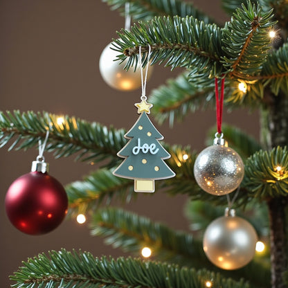 Personalised Christmas Tree Decoration