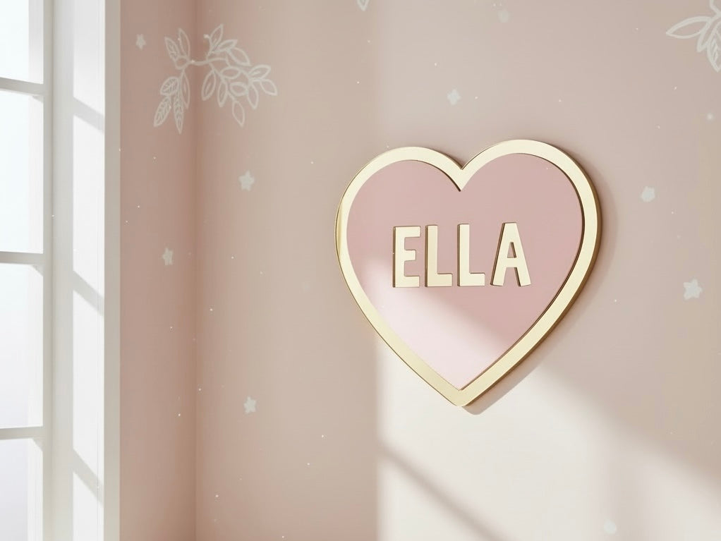 Love Heart Name Design