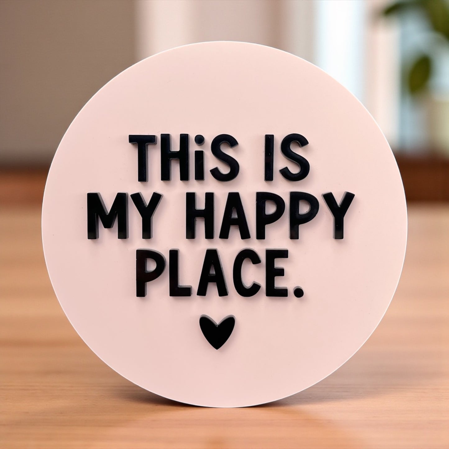 My Happy Place Wall Plaque