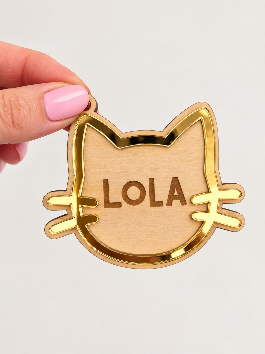 Personalised Kitty Christmas Tree Ornament