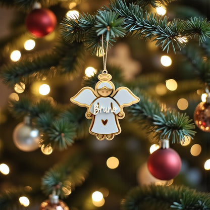Personalised Angel Christmas Tree Decoration