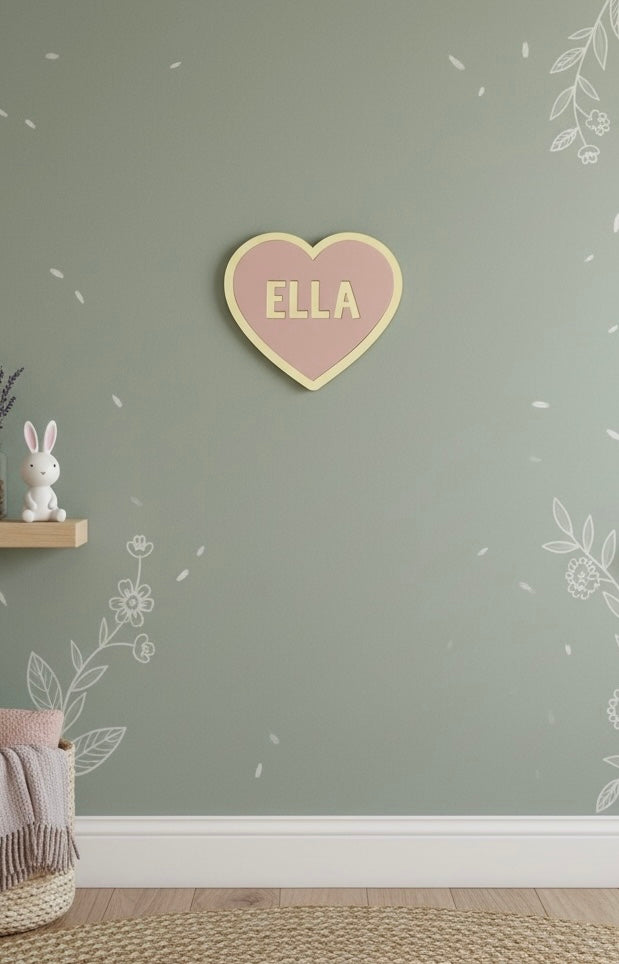 Love Heart Name Design