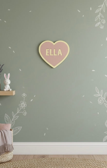 Love Heart Name Design