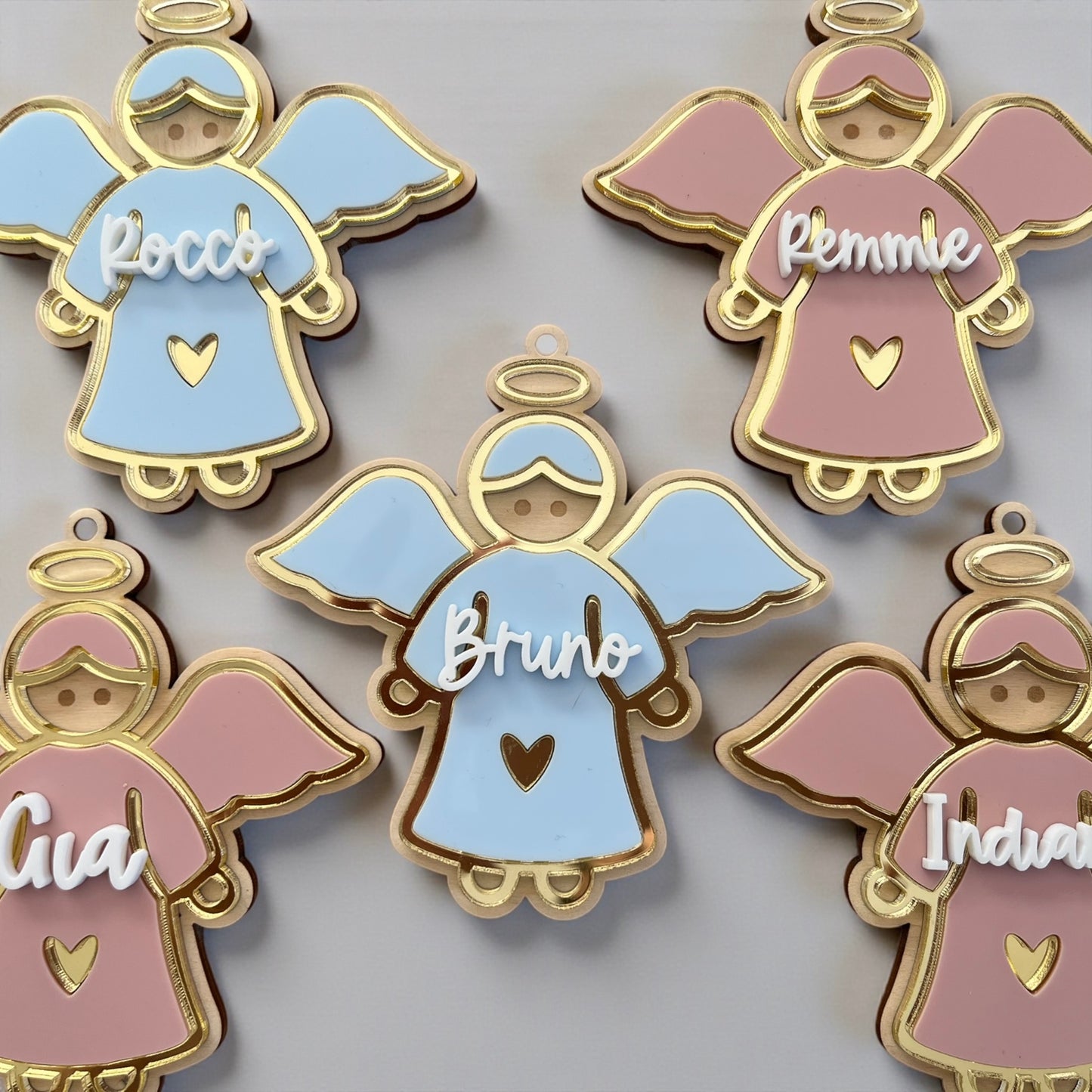 Personalised Angel Christmas Tree Decoration