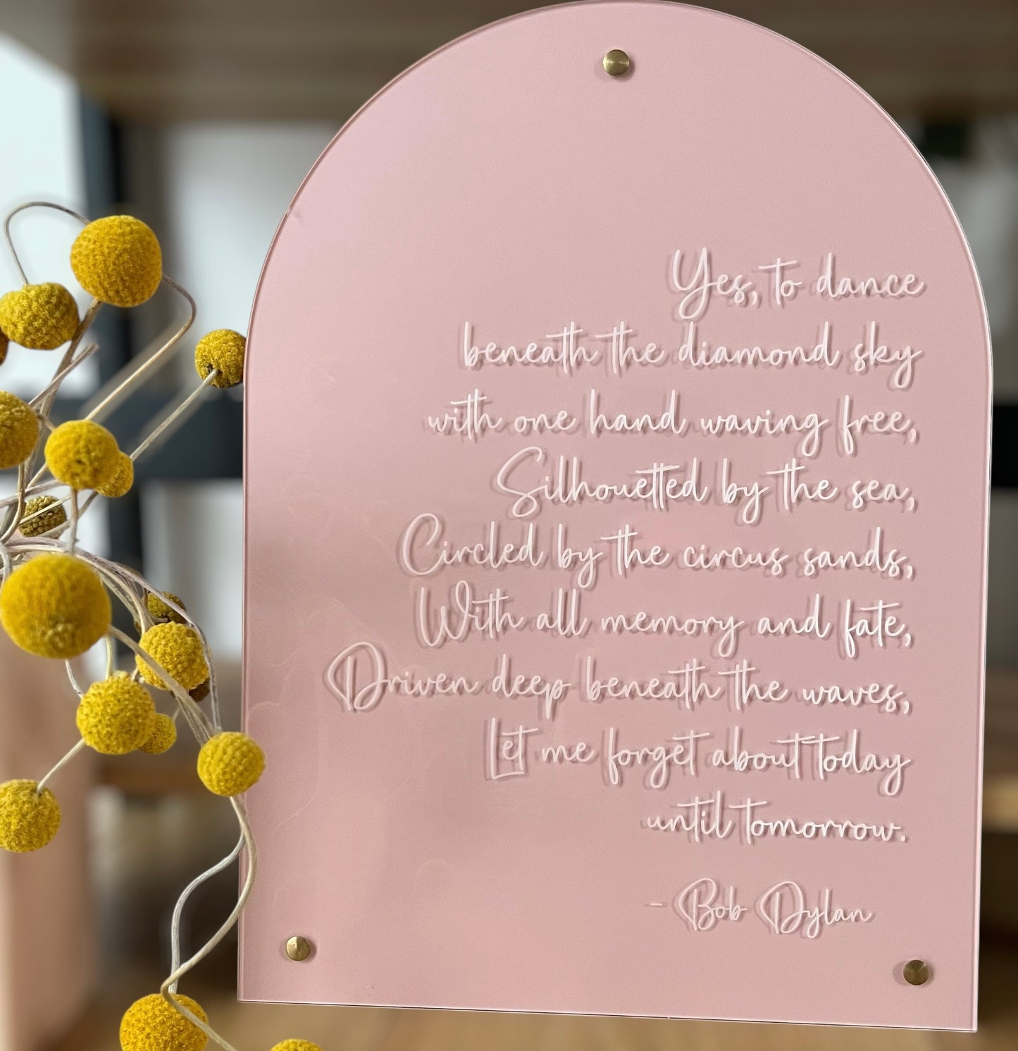 Custom Quote Arch