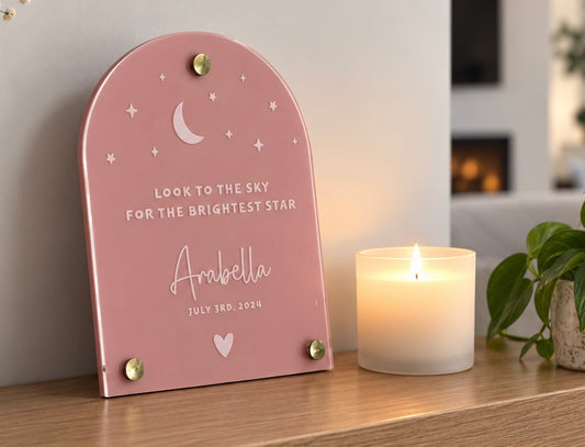 Celestial Memorial Plaque