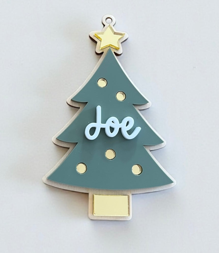Personalised Christmas Tree Decoration