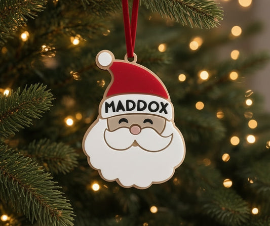 Personalised Santa Christmas Tree Ornament