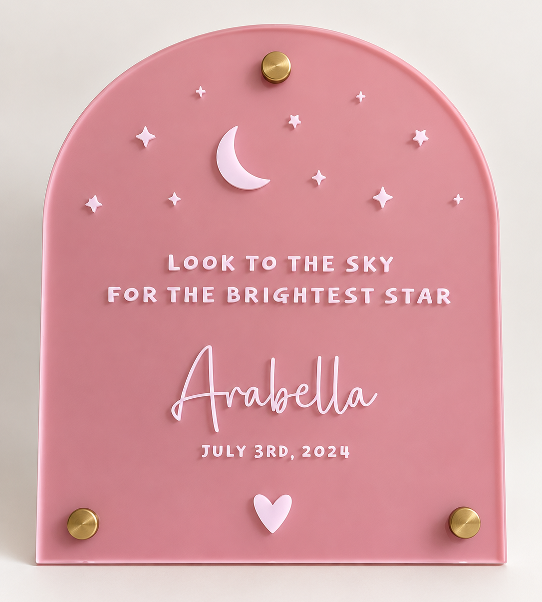 Celestial Memorial Plaque