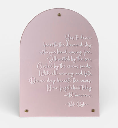 Custom Quote Arch