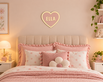 Love Heart Name Design