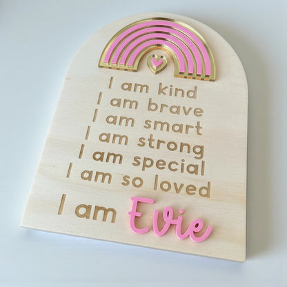 Rainbow Affirmation Arch