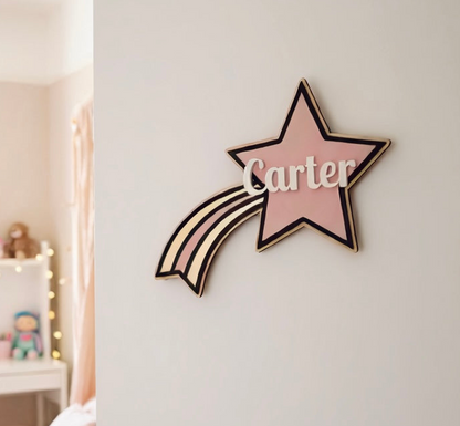 Personalised Shooting Star Name Design