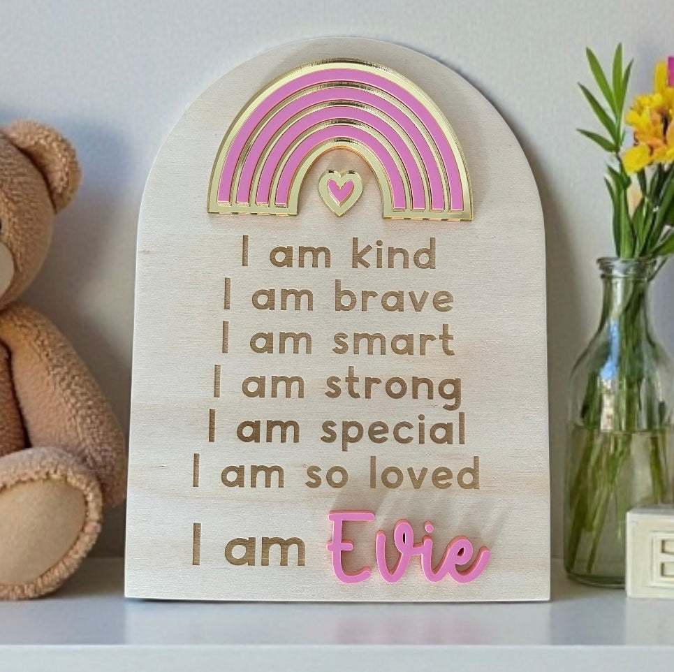 Rainbow Affirmation Arch