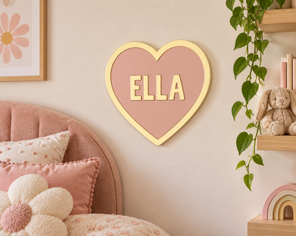 Love Heart Name Design