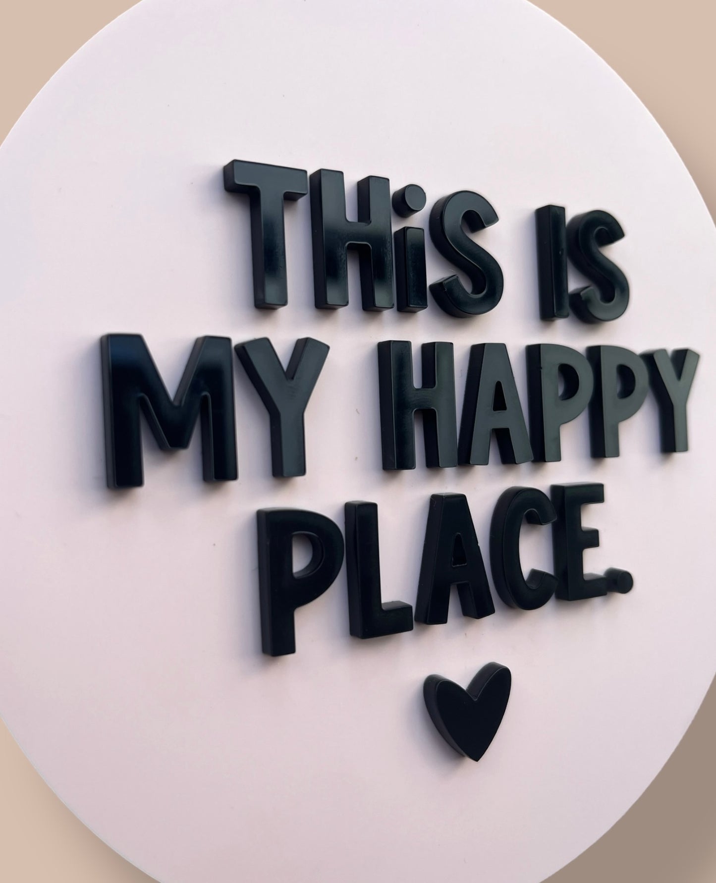 My Happy Place Wall Plaque