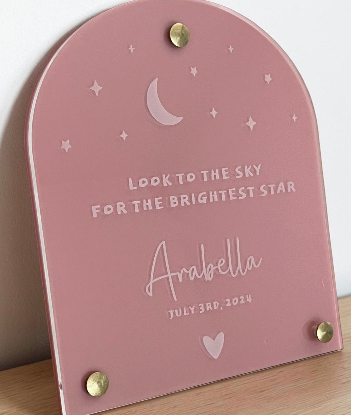 Celestial Memorial Plaque