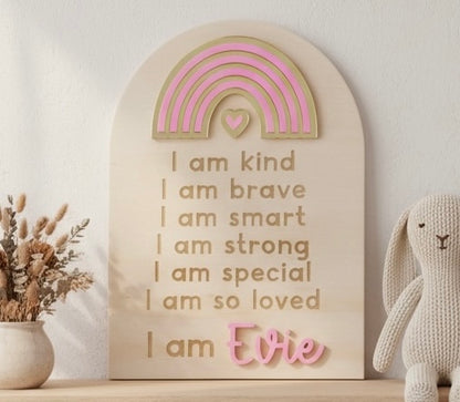 Rainbow Affirmation Arch