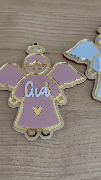 Personalised Angel Christmas Tree Decoration