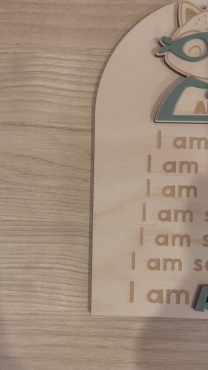 Superhero Affirmation Arch